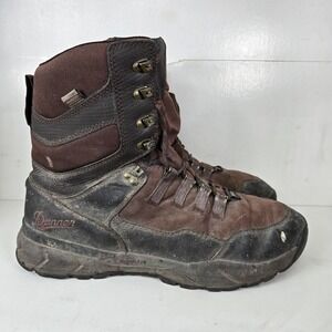 Danner Men's Vital 8" Waterproof Leather Hunting Boots Brown Size 11 Lace Up